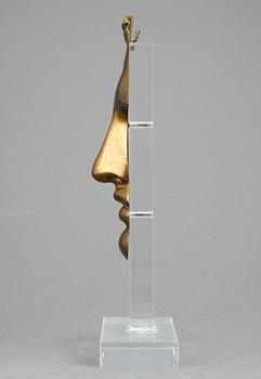 FERNANDEZ ARMAN, skulptur, guldpatinerad brons, signerad och numrerad 115/200. Utförd 1986.