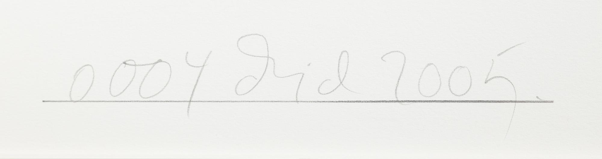 Dawid, photograph signed and dated 2005.