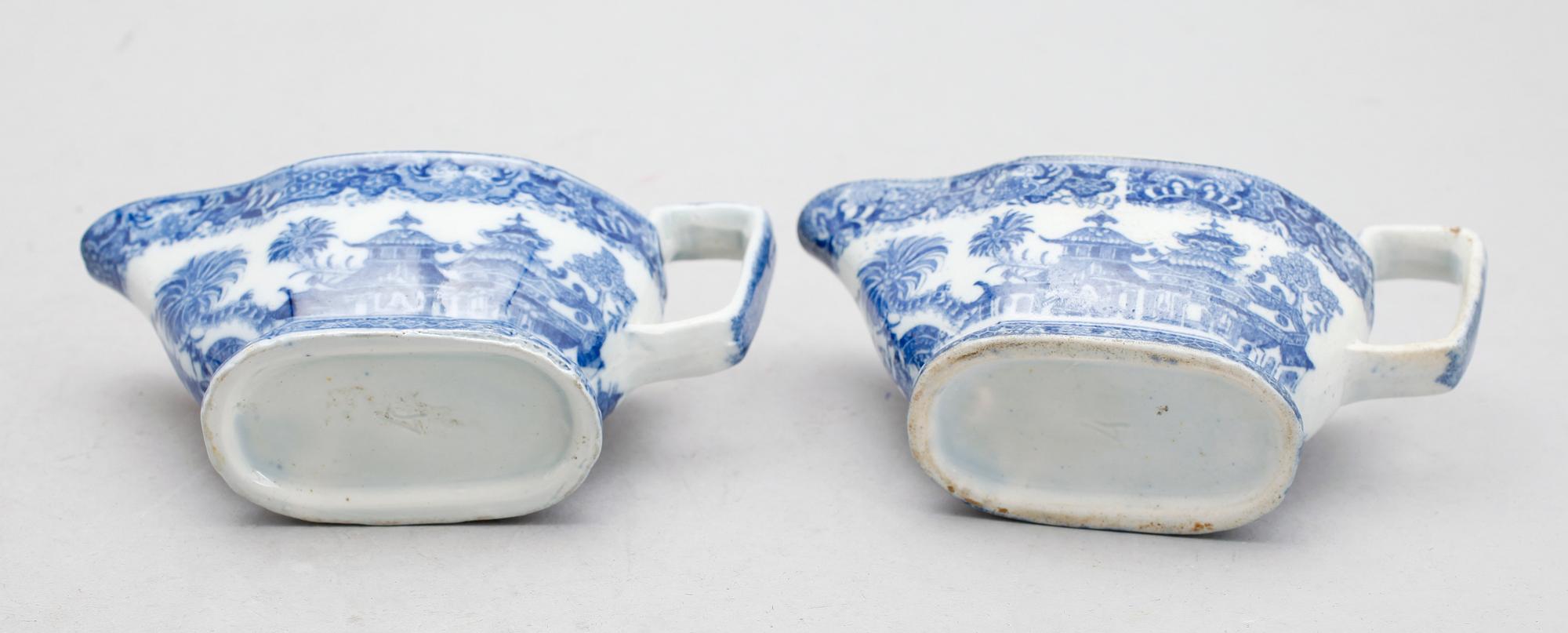 SÅSSNIPOR, 1 par, flintgods, England, tidigt 1800-tal.