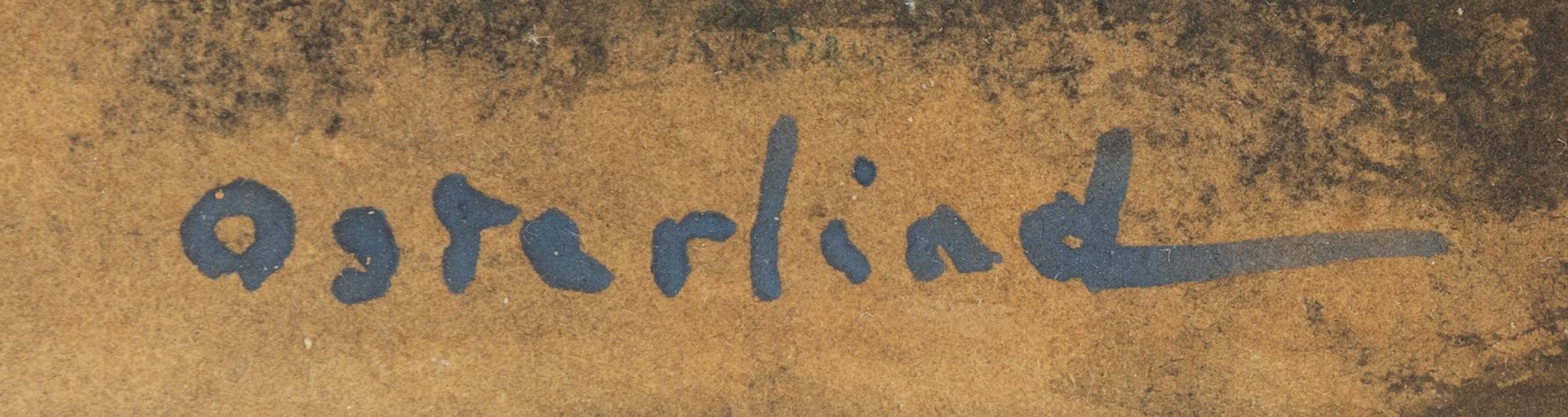 Allan Österlind, mixed media, signed.