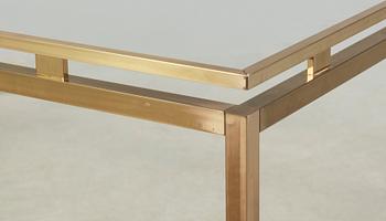 BORD, mässing och glas, 1900-talets andra hälft.