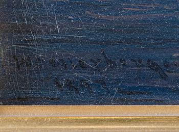 Thorsten Waenerberg, Purjelaivoja iltahämärässä.