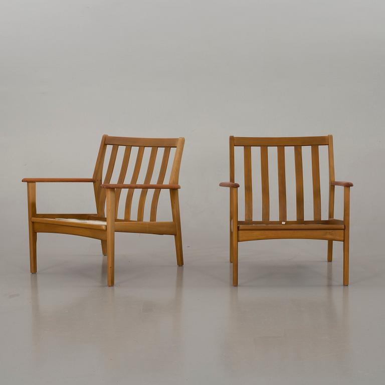 SOFFA och FÅTÖLJER, ett par, "Esbjerg", IKEA,1900-talets mitt.