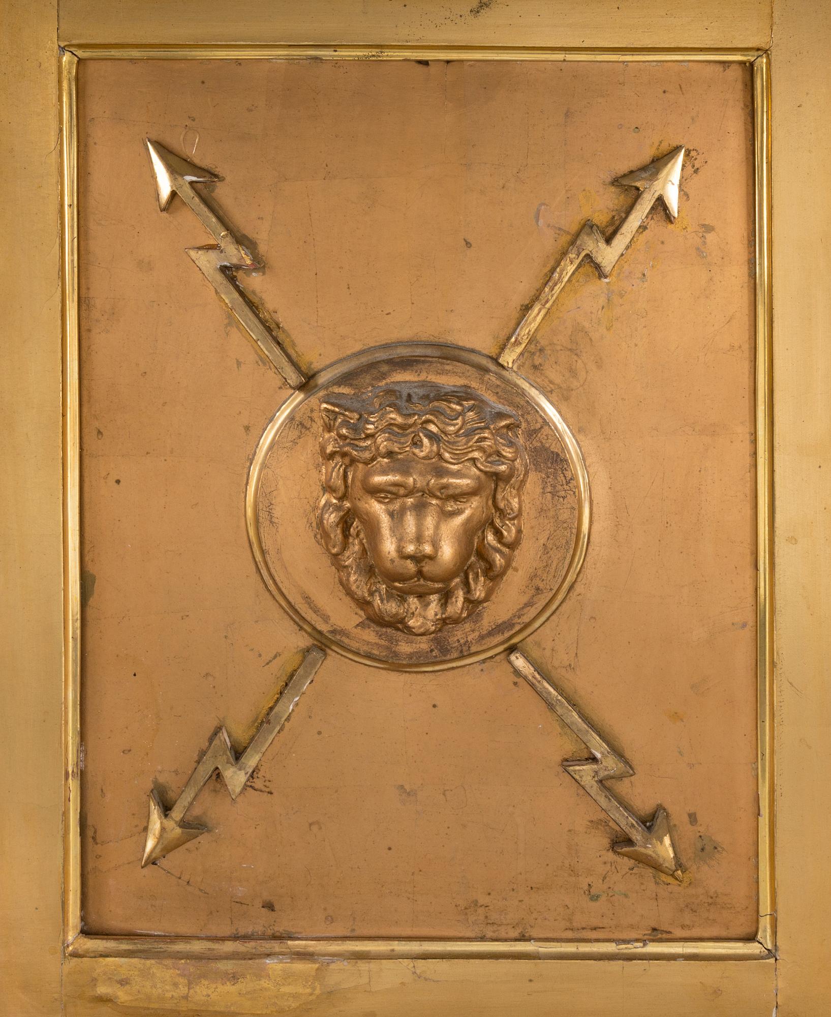 A first half of the 19th century mirror and console table by P G Bylander Göteborg.