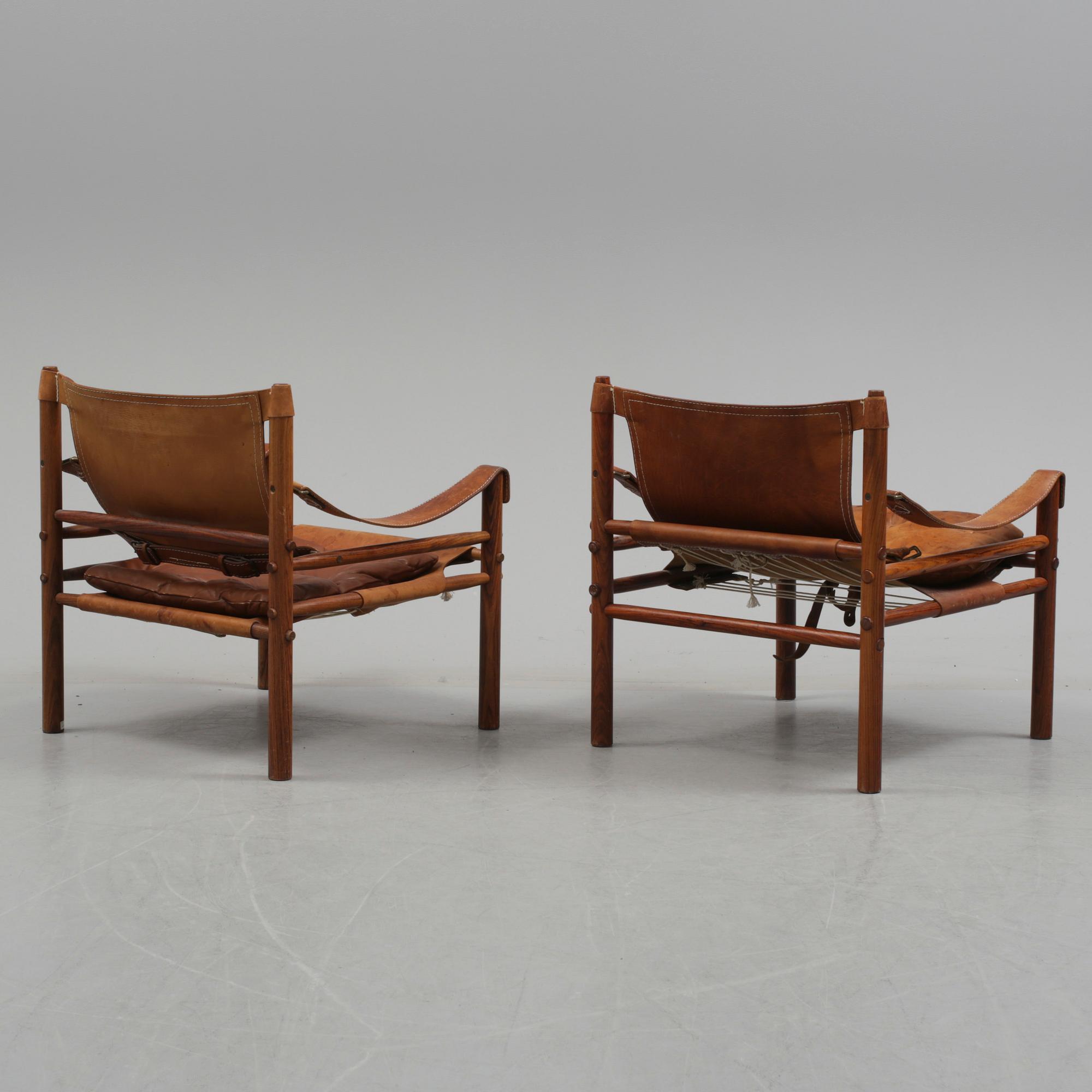 ARNE NORELL, fåtöljer, ett par, "Sirocco", Norell möbel, 1960/70-tal.