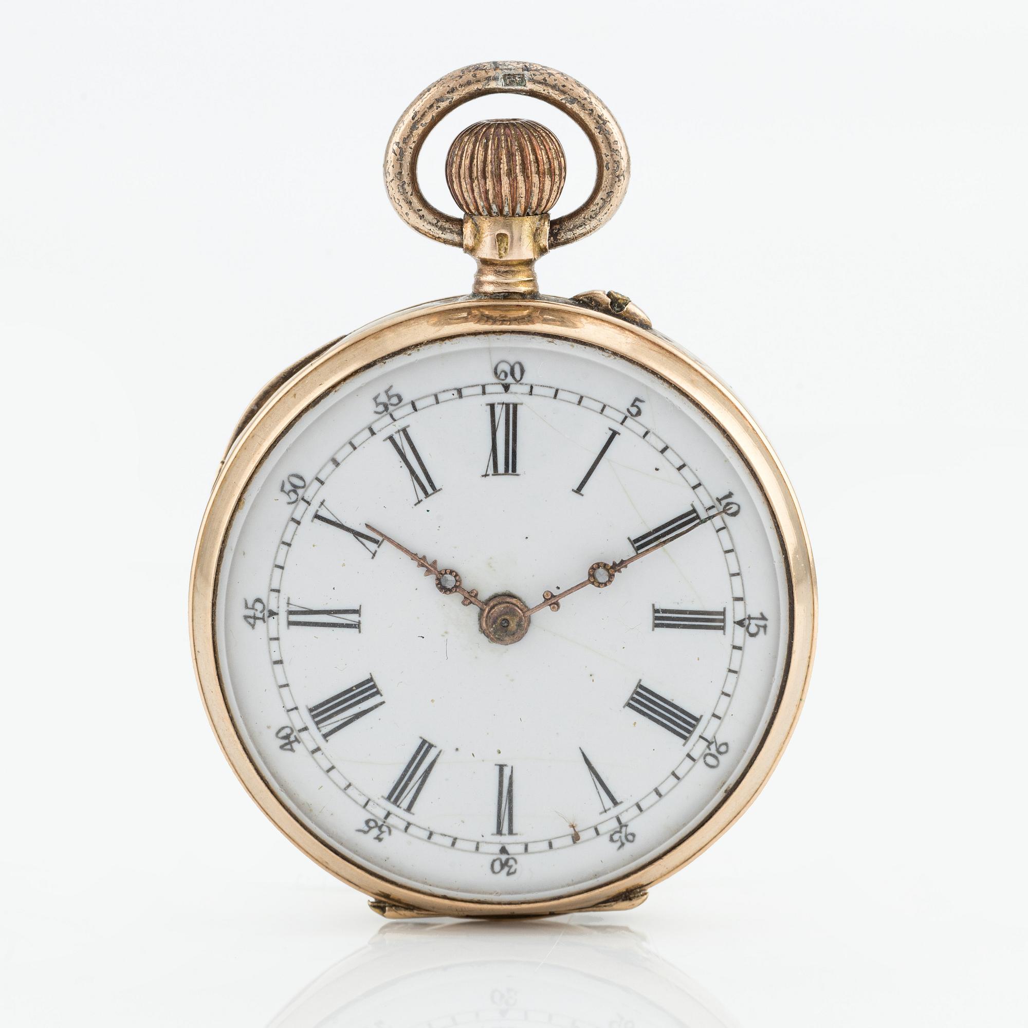 Ladie's pocket watch, 29.5 mm.