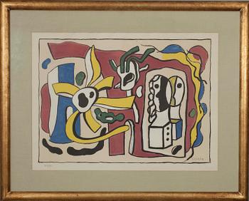 FERNAND LÉGER, litografi, sign i trycket, numr 213/300.