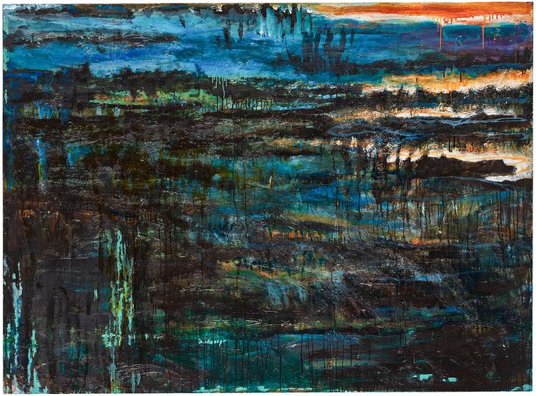 Björn Wessman, olja på duk signead och daterad 1985.