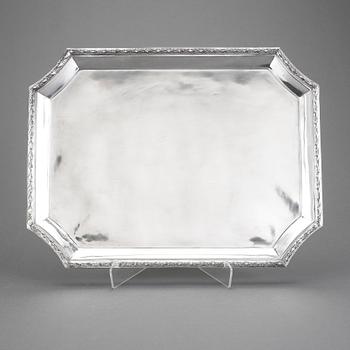 BRICKA, silver, Tyskland, CG Hallberg, 1912. 1502 gram.