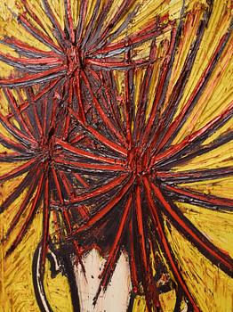 Bernard Buffet, "Dahlias".