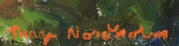 THAGE NORDHOLM, olja på duk, sign.