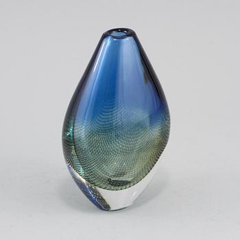 VAS, glas, "Kraka", Sven Palmqvist, Orrefors, 1900-talets andra hälft.