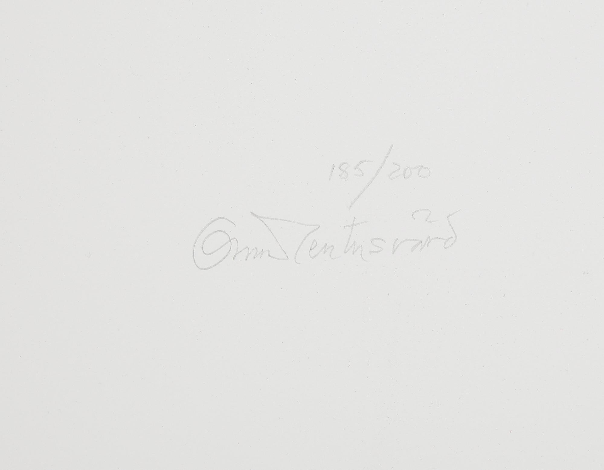 OSCAR REUTERSVÄRD, färglitografi, signerad, numrerad 185/200.