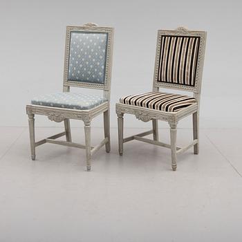 STOLAR, 2 st snarlika, gustavianska, 1700-/1800-tal.
