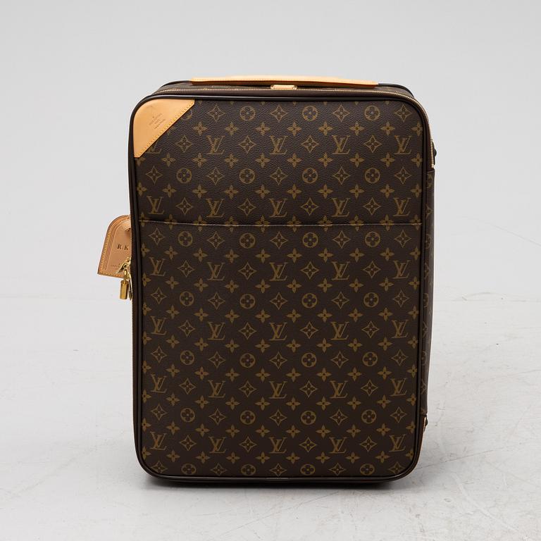 Louis Vuitton, a monogram canvas 'Pégase 55' suitcase, 2010.