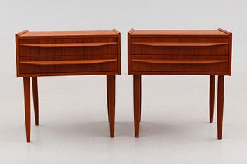 SÄNGBORD, 1 par, 1900-talets andra hälft.