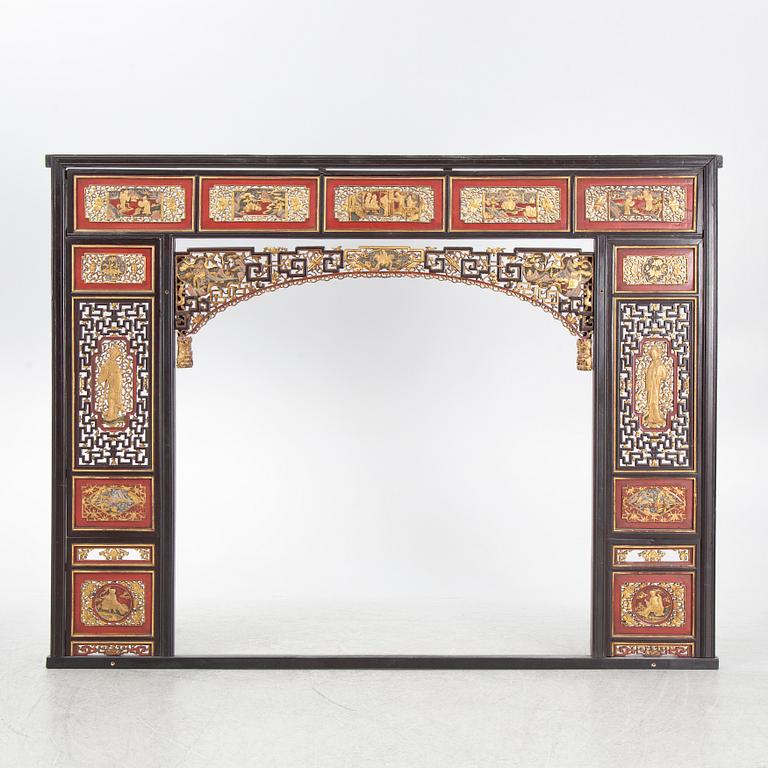 Headboard, China, 19th/20th century.