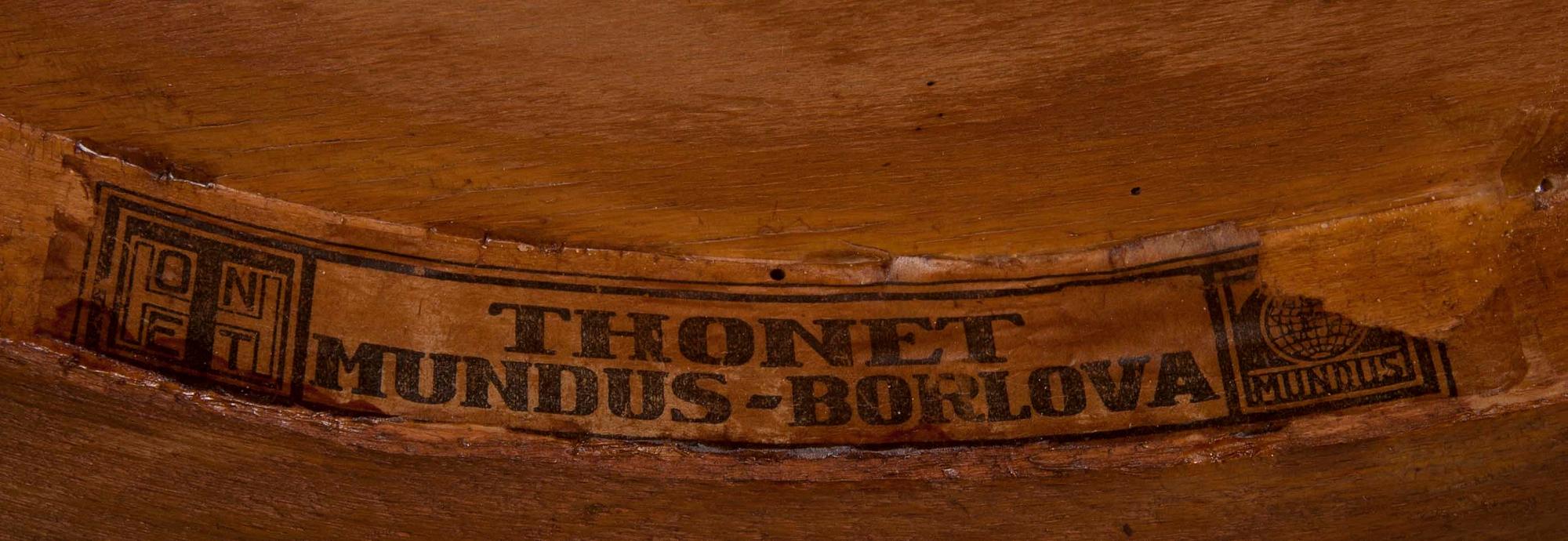 KAFÉSTOLAR, 2 st, snarlika, bok, Thonet, 1900-talets första hälft.