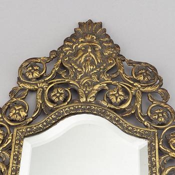 Speglar, ett par, barockstil, 1800-tal.