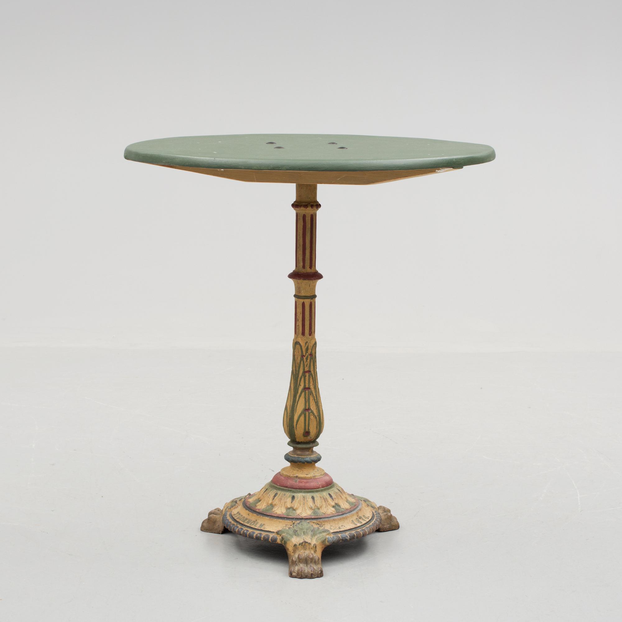 TRÄDGÅRDSBORD, gjutjärn, J & C.G. Bolinder, 1900-tal.