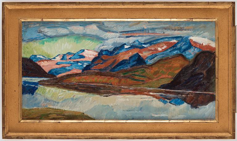 Helmer Osslund, "På väg till Stora Sjöfallet".