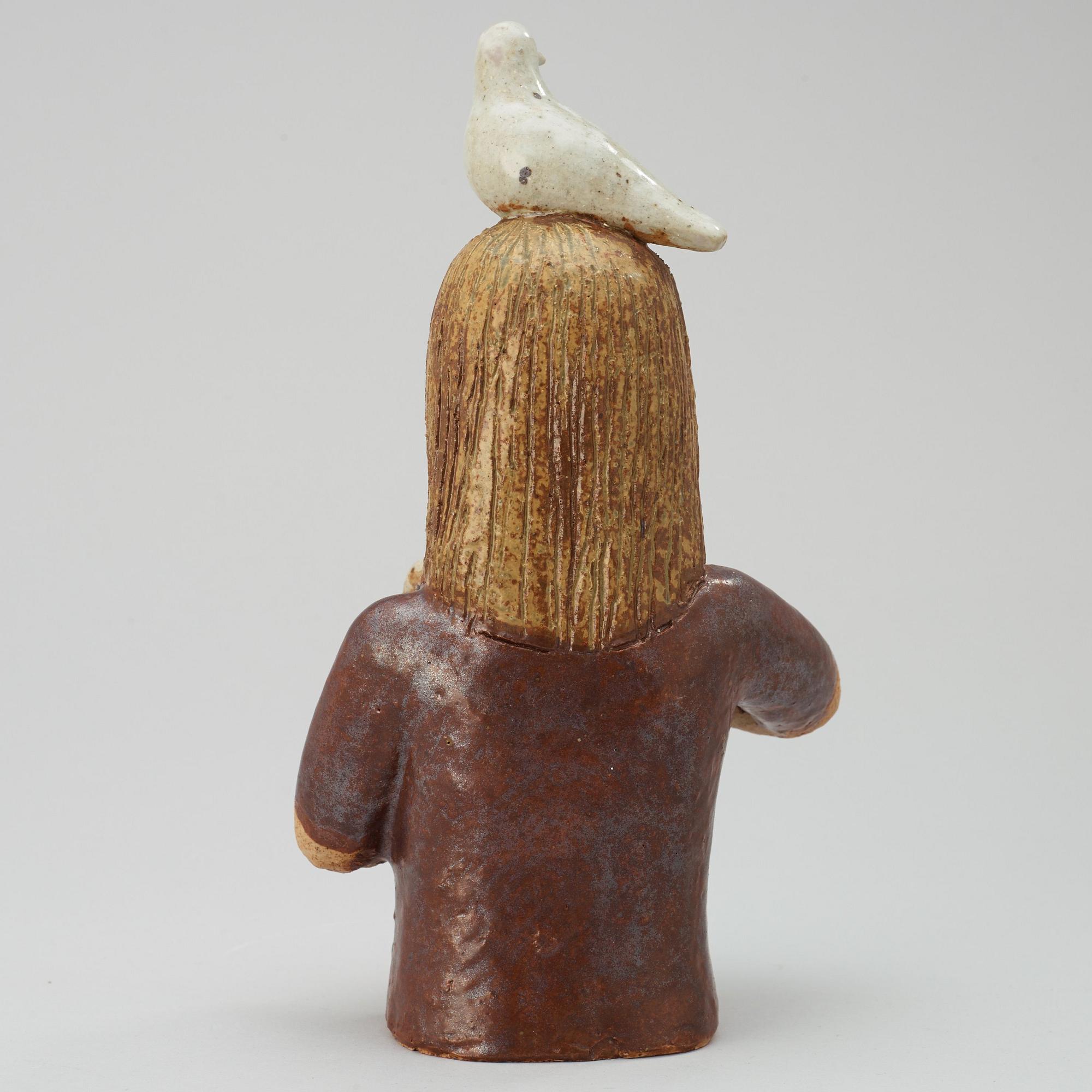 A unique Lisa Larson stoneware sculpture, Gustavsberg Studio 1970's.