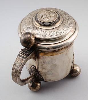 STOP, silver, C.G Hallberg, Stockholm 1893. Vikt ca 911 g.