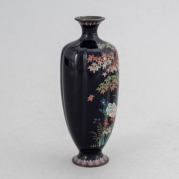 Vas, cloisonné, Japan, Meiji (1868-1912).