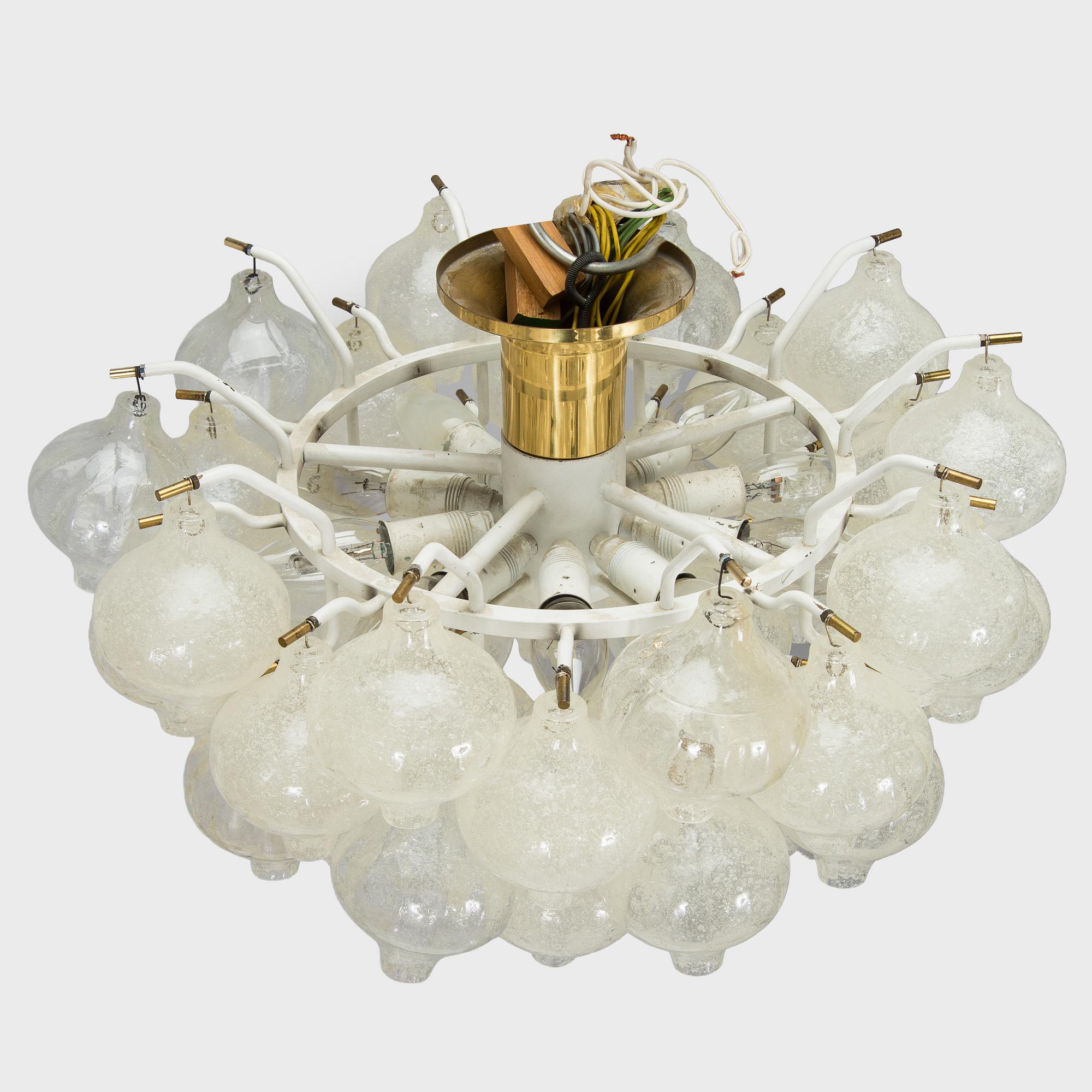 A 1960-70s ceiling lamp, model Tulipan 41 DL Flush Mount, for J. T. Kalmar.