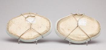 FAT ett par, kompaniporslin, Kina. Qianlong (1736-1796).