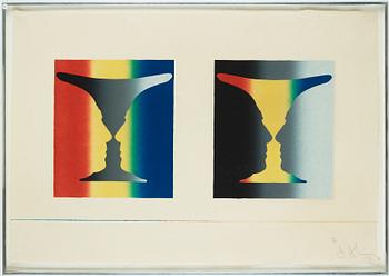 Jasper Johns, "Cups 4 Picasso".