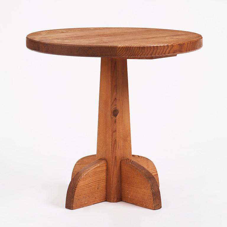 Nordiska Kompaniet, a "Lovö" stained pine table, Nordiska Kompaniet 1930s.