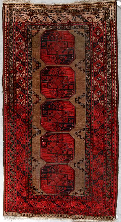 MATTA, Antik/semiantik Afghanistan/Ersari, kelly ca 240x130 cm.