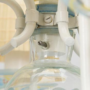 Paavo Tynell, takkrona, modell 1752, för Taito och Köklax Glasbruk, 1940-tal.