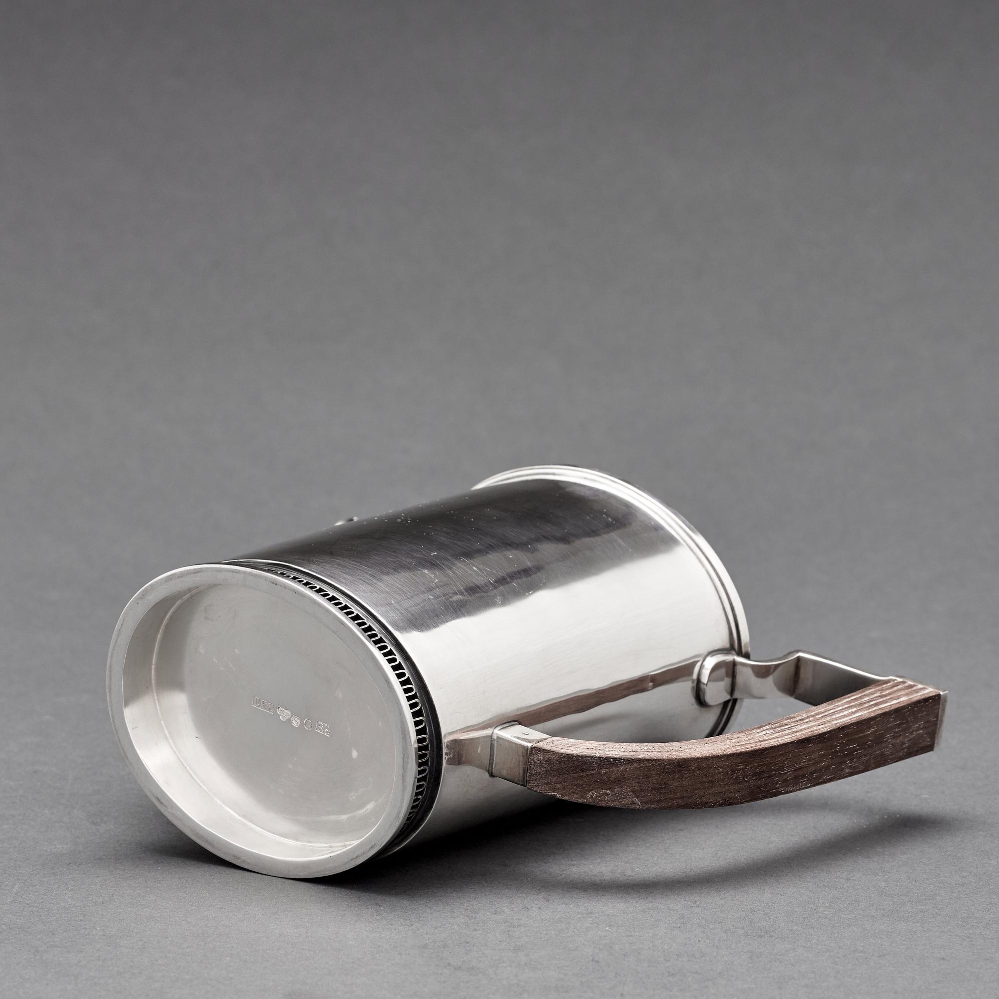 Carl Fredrik Carlman, a 3 pieces coffee service, Stockholm 1967.