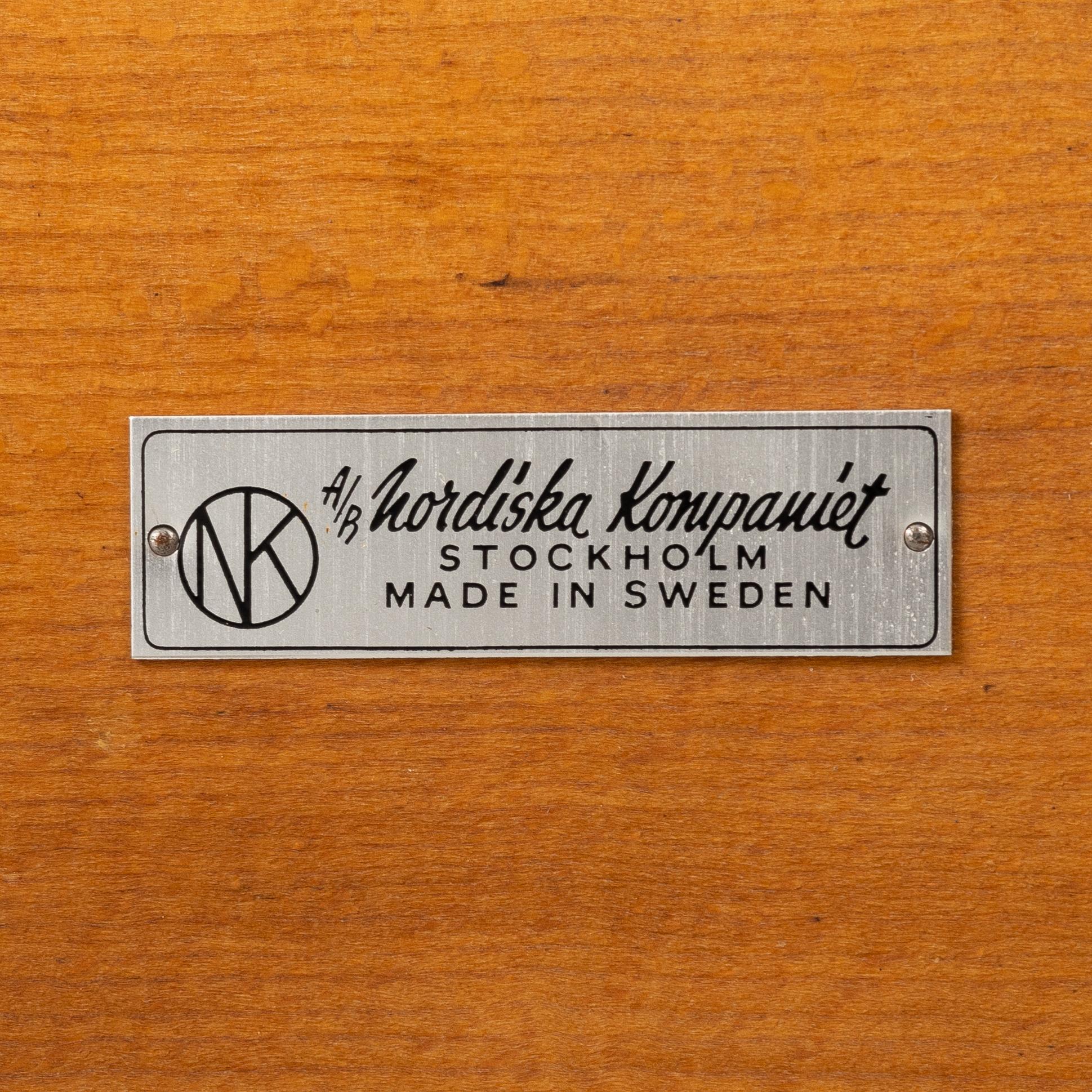 Bengt Ruda, a pair of armchairs, from the Triva series, Nordiska Kompaniet mid 20th Century.