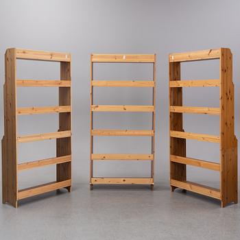Bokhyllor, 3 st, "Leksvik", IKEA.