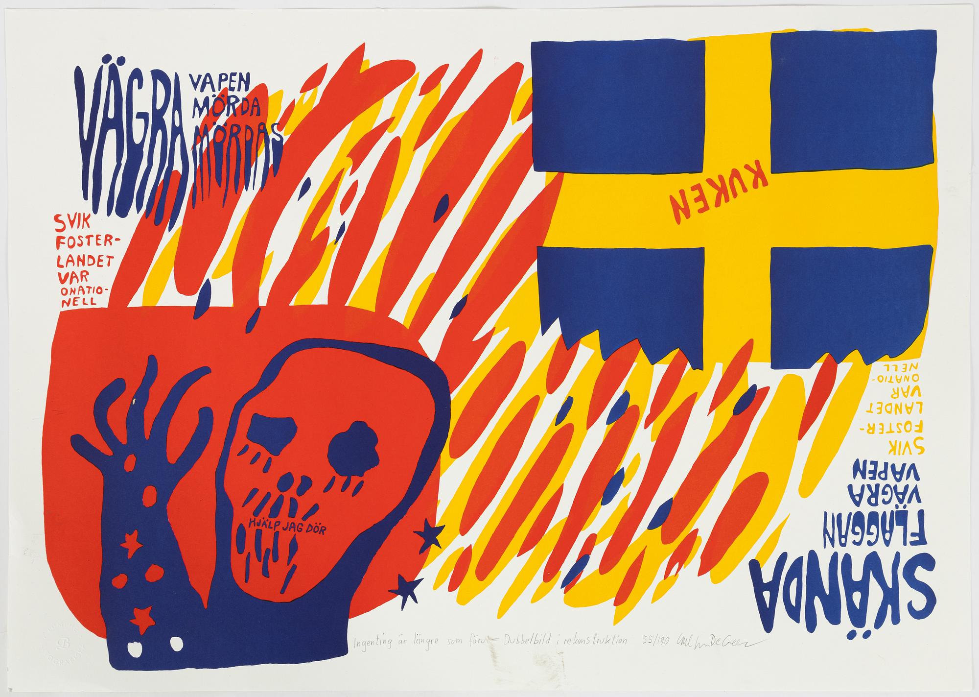 Carl Johan De Geer, "Ingenting är längre som förut - Dubbelbild i rekonstruktion".