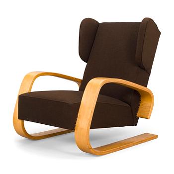 Alvar Aalto, fåtölj, modell 38 "Tank", O.Y. Huonekalu- ja Rakennustyötehdas A.B. 1940-tal.