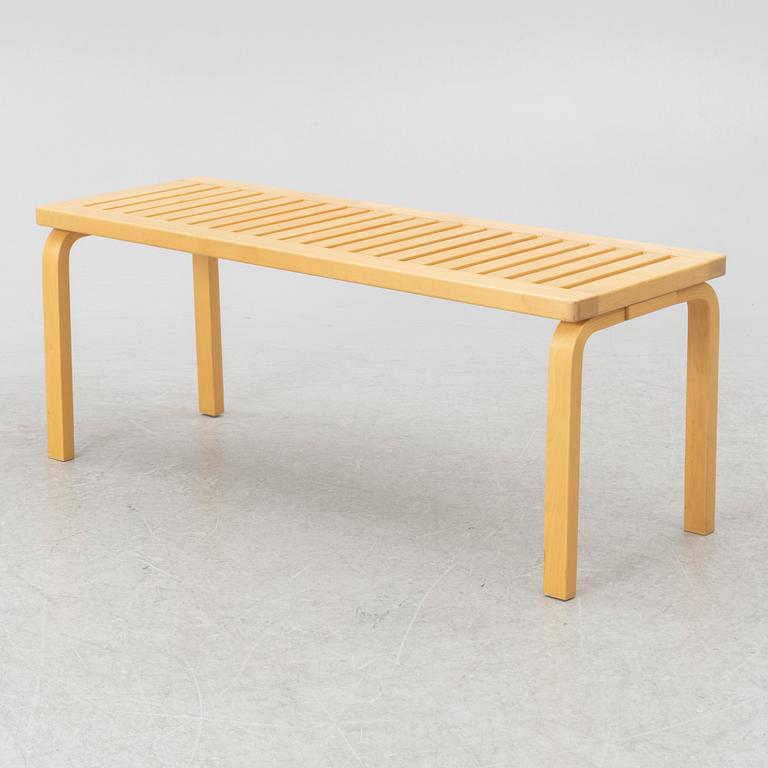 Alvar Aalto, A model 153A bench, Artek 1990s.