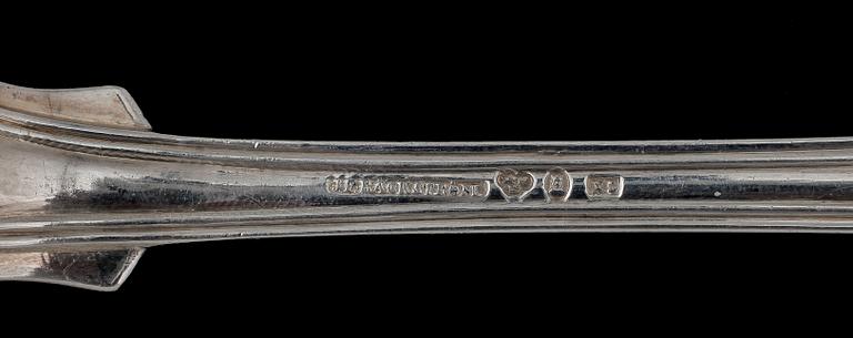 PARTI SILVERBESTICK, 42 delar. Bl a GAB, Stockholm 1928. Tot ca 1540 g.