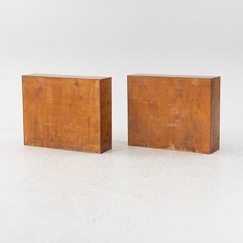 Bokhyllor, ett par, funkis, 1930-tal.