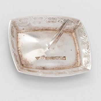 Tillander, bestickuppsättning, 118 delar, silver, "Käpy" (Kotte), Helsinki 1970-tal. Design: Vilho Ellenberg, 1920-tal.