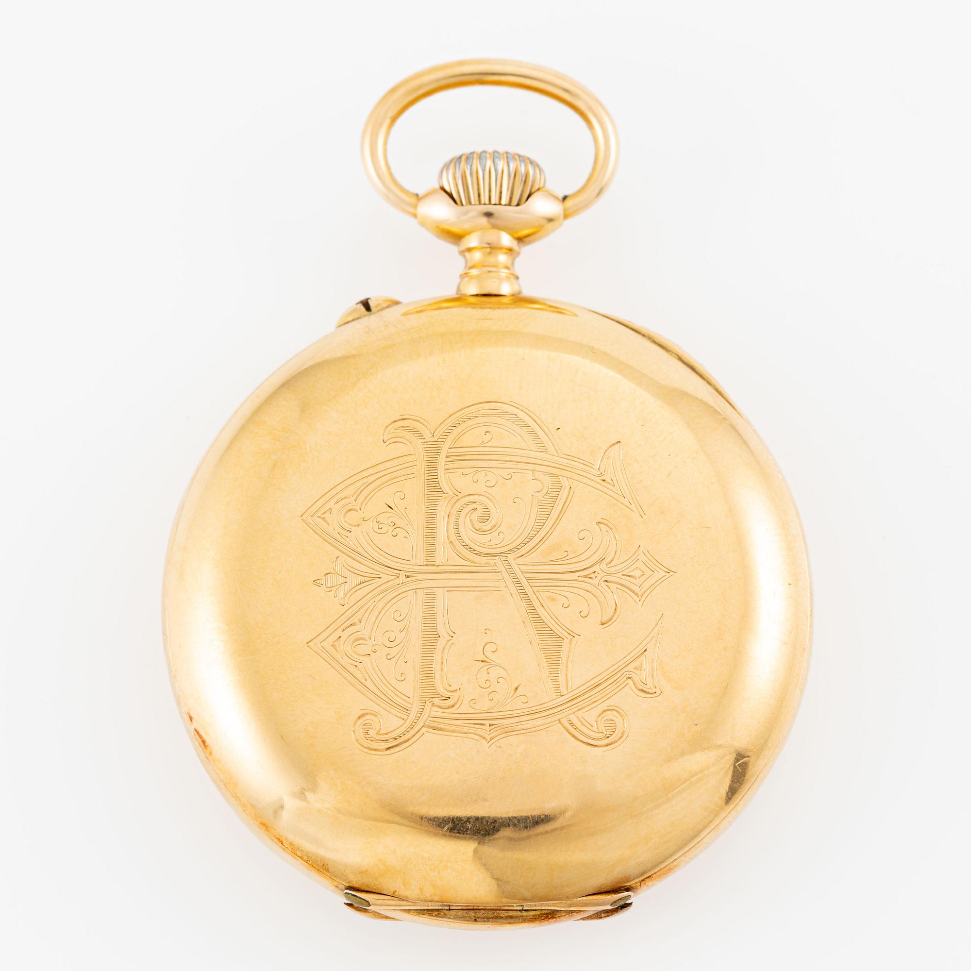 Halda, pocket watch, 49.5 mm.