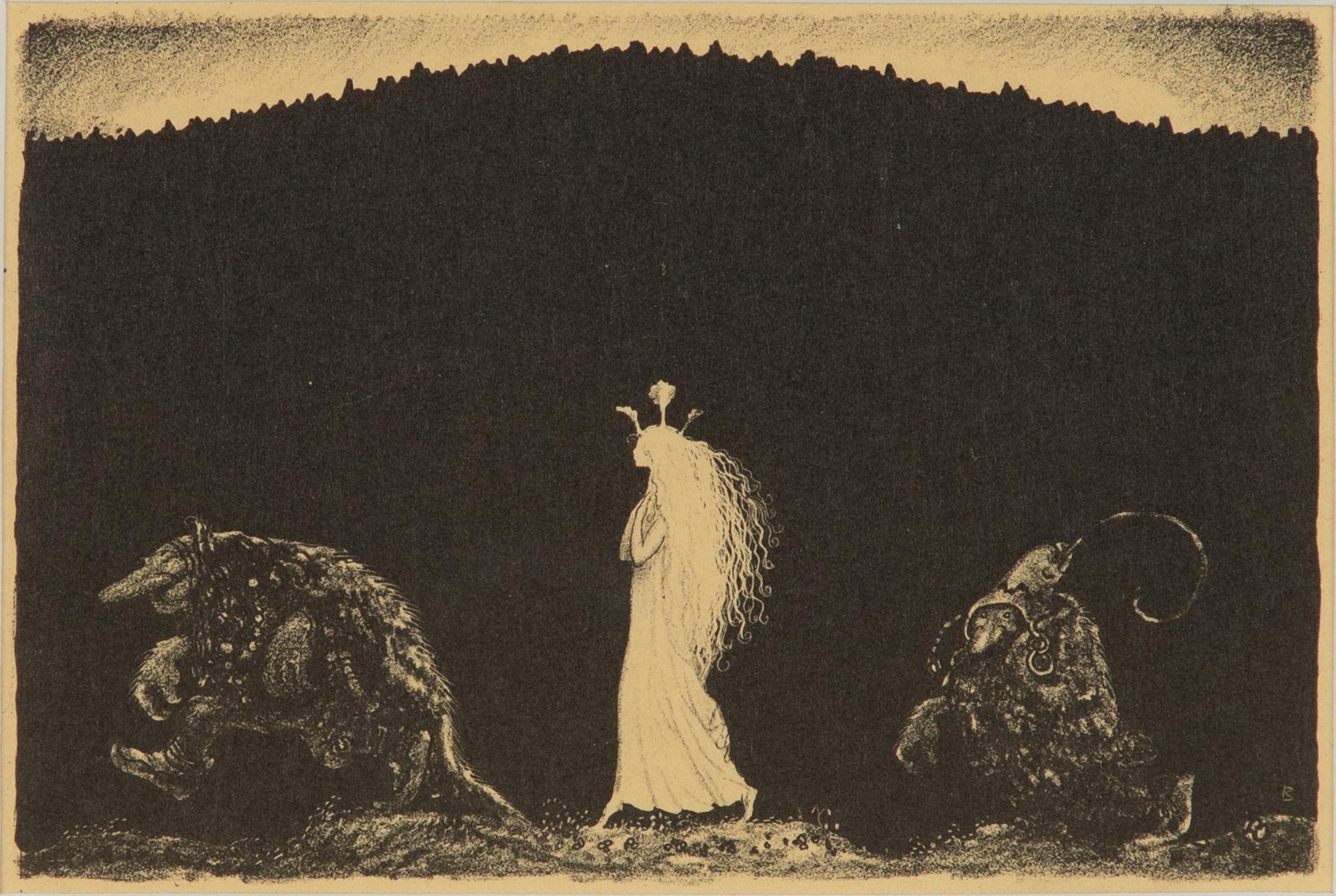 John Bauer, "Trollens Styfdotter".
