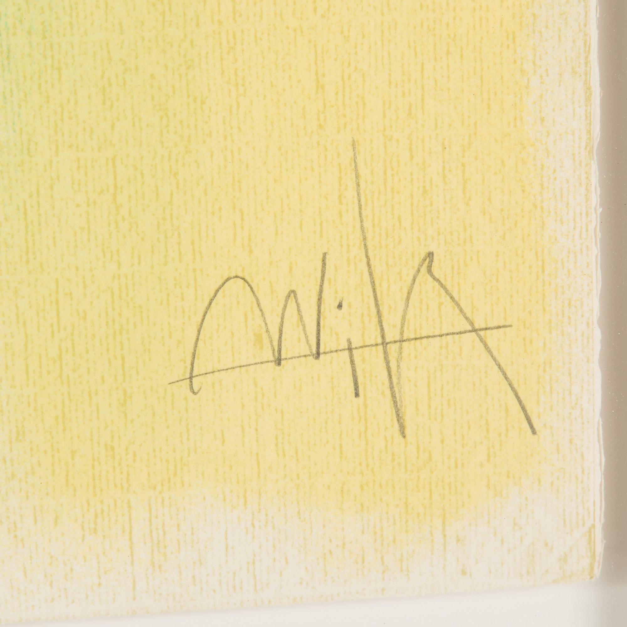 WIFREDO LAM, färglitografi, signerad samt numrerad 236/262 med blyerts.