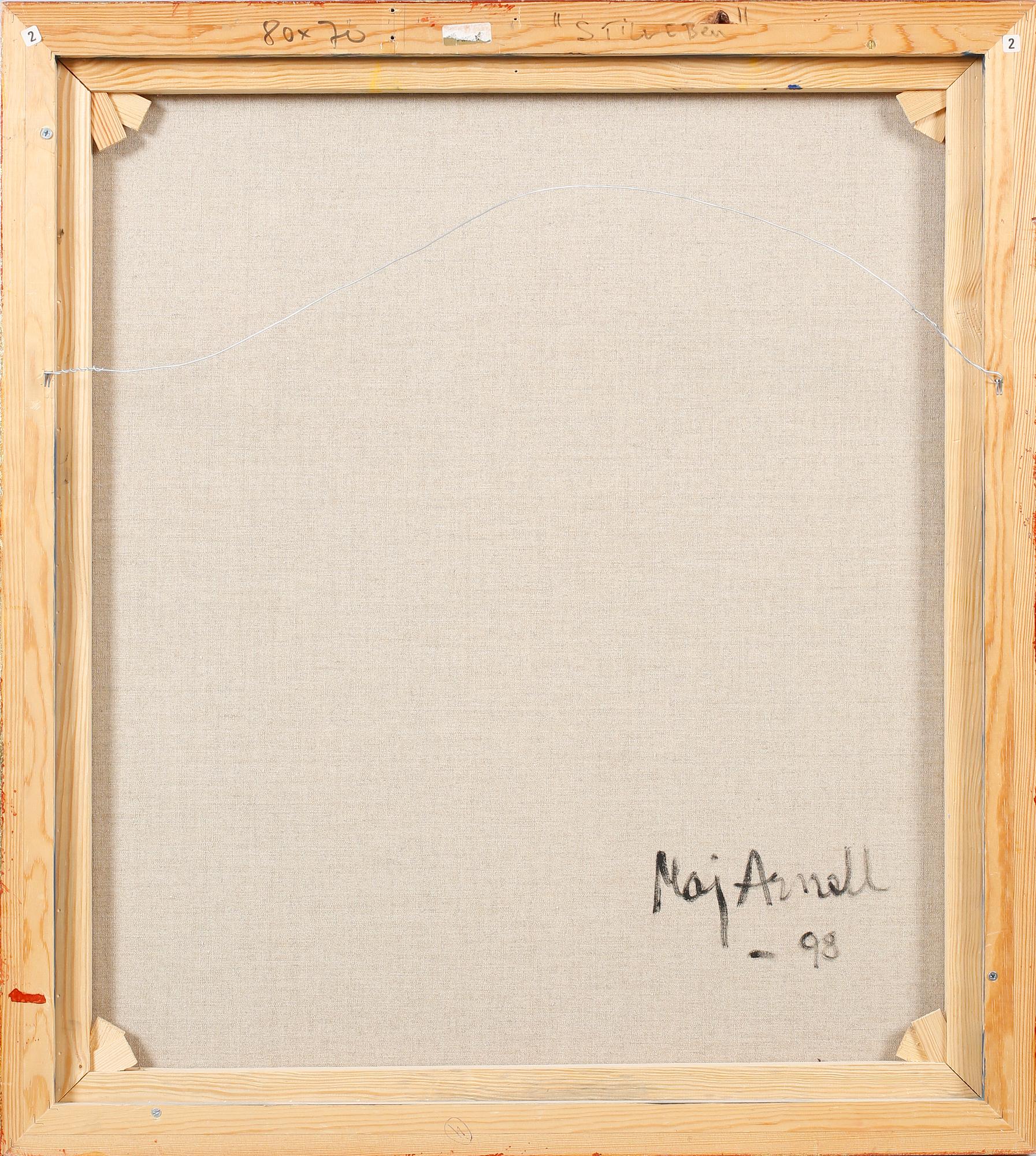 MAJ ARNELL, oil on canvas, signed.