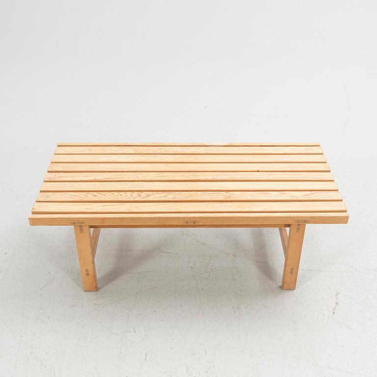 Hugo Svensson, bench, Bjärnums Möbelfabrik, second half of the 20th century.