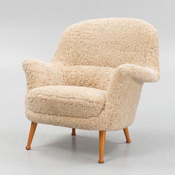 Arne Norell, a 'Divina' armchair, Westbergs möbler AB, Tranås, 1960-tal.