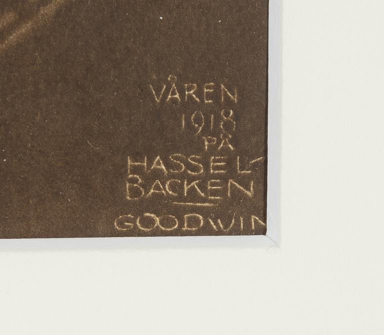 Henry B. Goodwin, photogravure, signed, 1918.